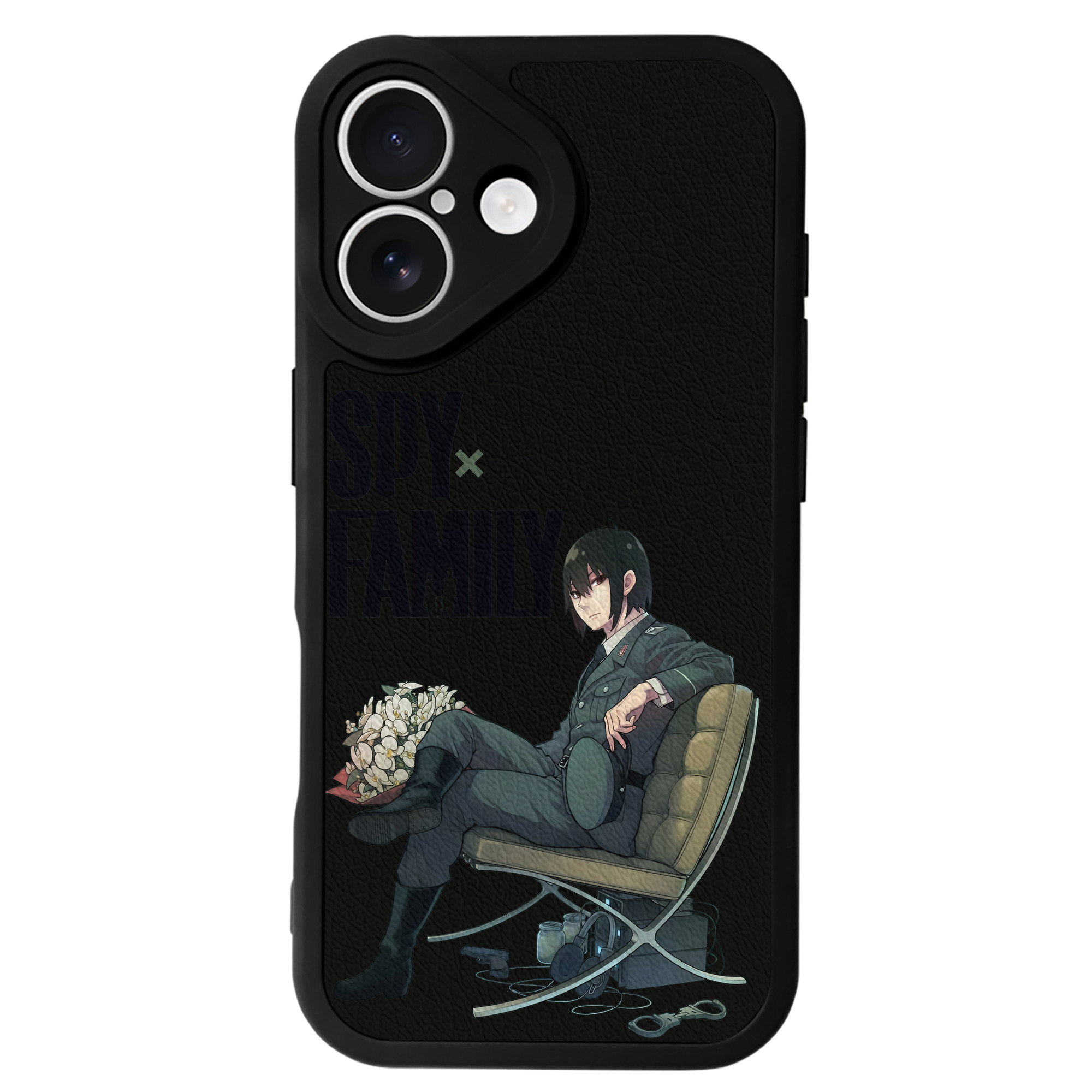 （画像用） SPY×FAMILY间谍家家酒 【iPhone 16シリーズ対応】シリコンスマホケース（レザー調） 材質：シリコン